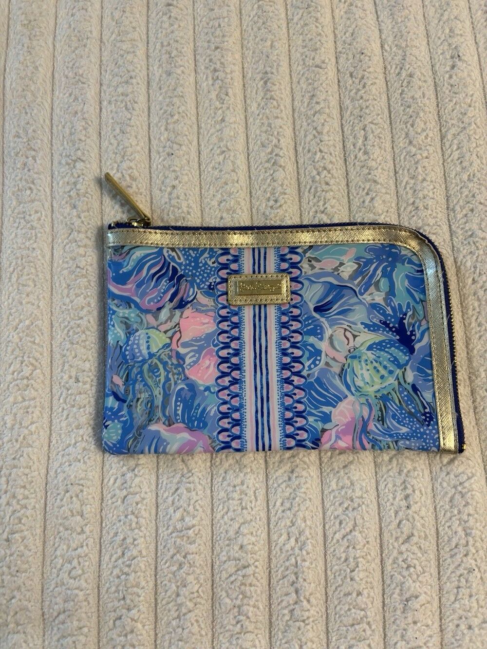 Lilly Pulitzer Pencil Pouch Tech Case Agenda Pack Travel Designer Beach Coastal